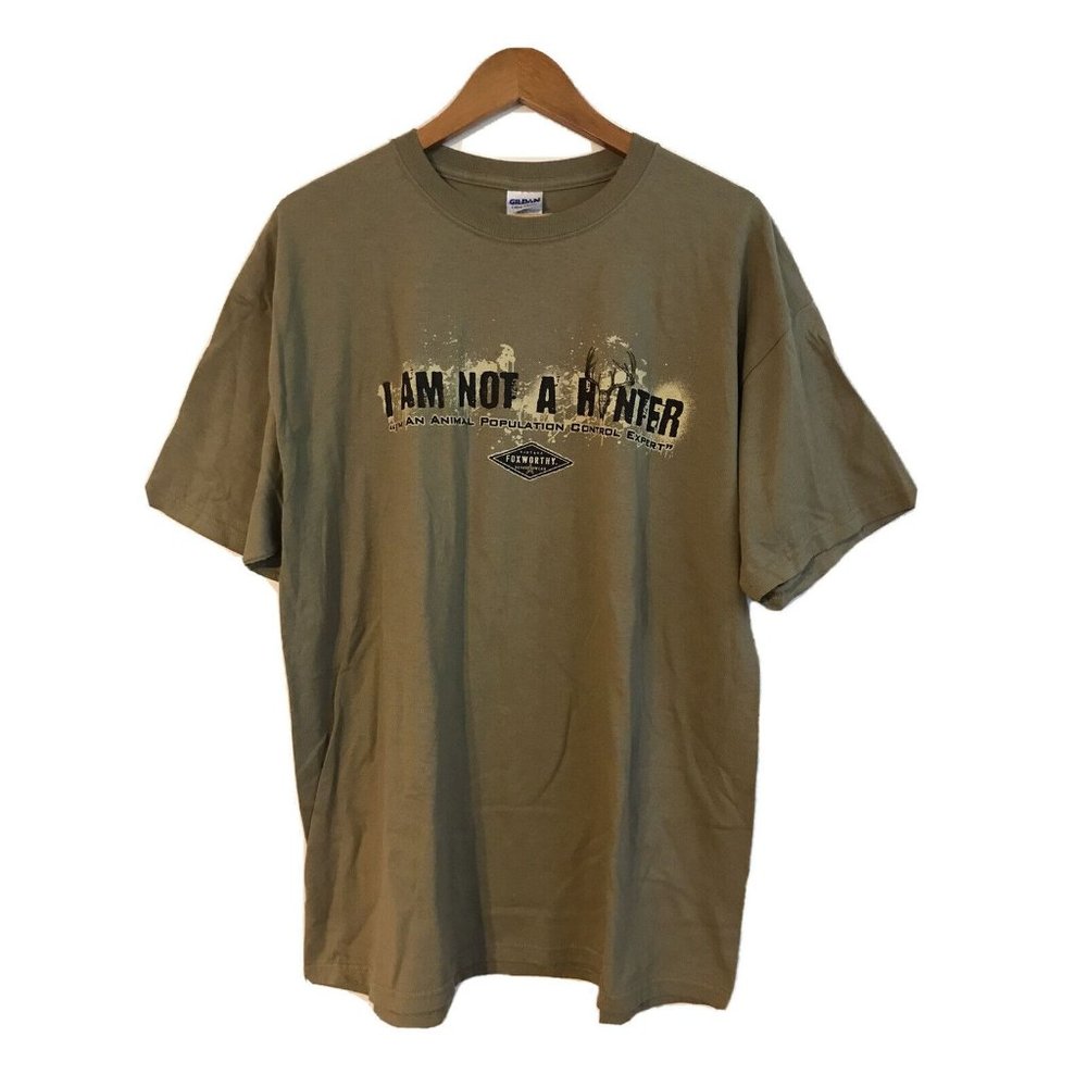 I Am Not A Hunter Animal Population Expert Jeff Foxworthy Redneck Wear Shirt XL